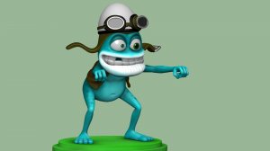 Лягушка двинутая из муз. клипа. Crazy Frog для 3д печати STL