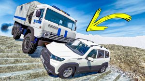 ДО КОНЦА ДОЕДУТ НЕ ВСЕ! ОПАСНЫЙ СКИЛЛТЕСТ В BEAMNG DRIVE