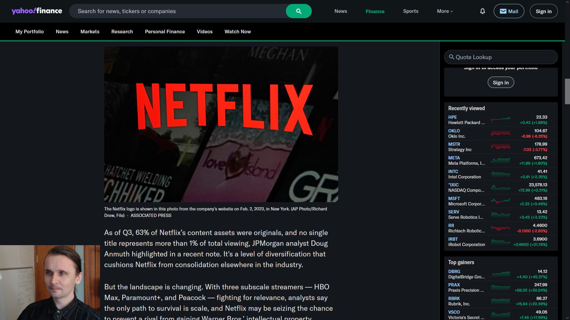 Подборка экономических новостей. Продажа Warner Brothers. 2025 и 2001