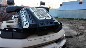 Вынос радиатора BENDA 550. Разбор схемы света