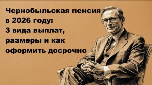 Пенсия чернобыльцам в 2026 году