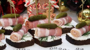 Как сделать вкусные канапе с беконом за 5 минут