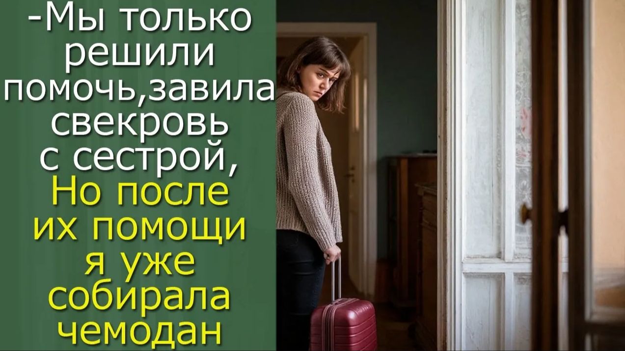 - Мы только решили помочь,завила свекровь с сестрой, Но после их помощи я уже собирала чемодан смотреть онлайн