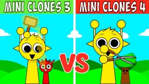 Sprunki MINI CLONES 3 VS 4