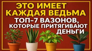7 вазонов, которые меняют деньги: переставьте горшки в доме. Приметы. Растения ведьм