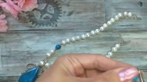 КОЛЬЕ В МОРСКОМ СТИЛЕ