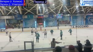 Хоккей в ледовом комплексе Холмск-Арена. Ветерки (город Холмск) 5-1 Легион (город Углегорск)