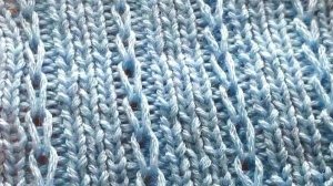 КРАСИВЫЙ 😍👍ПРОСТОЙ УЗОР С ВЫТЯНУТЫМИ ПЕТЛЯМИ