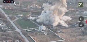 Высокоточное попадание авиационной ракетой Х-38 по ПВД ВСУ в н.п. Вильча