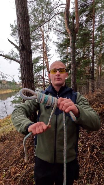 Как завязать узел линча? #camping #lifehacks #туризм #узлы