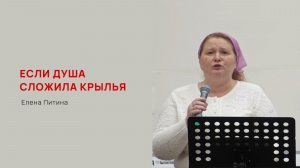Елена Питина. Если душа сложила крылья...