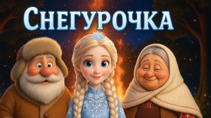 Сказка «Снегурочка» — песня для детей | Русская народная сказка | Зимняя сказка в мультике