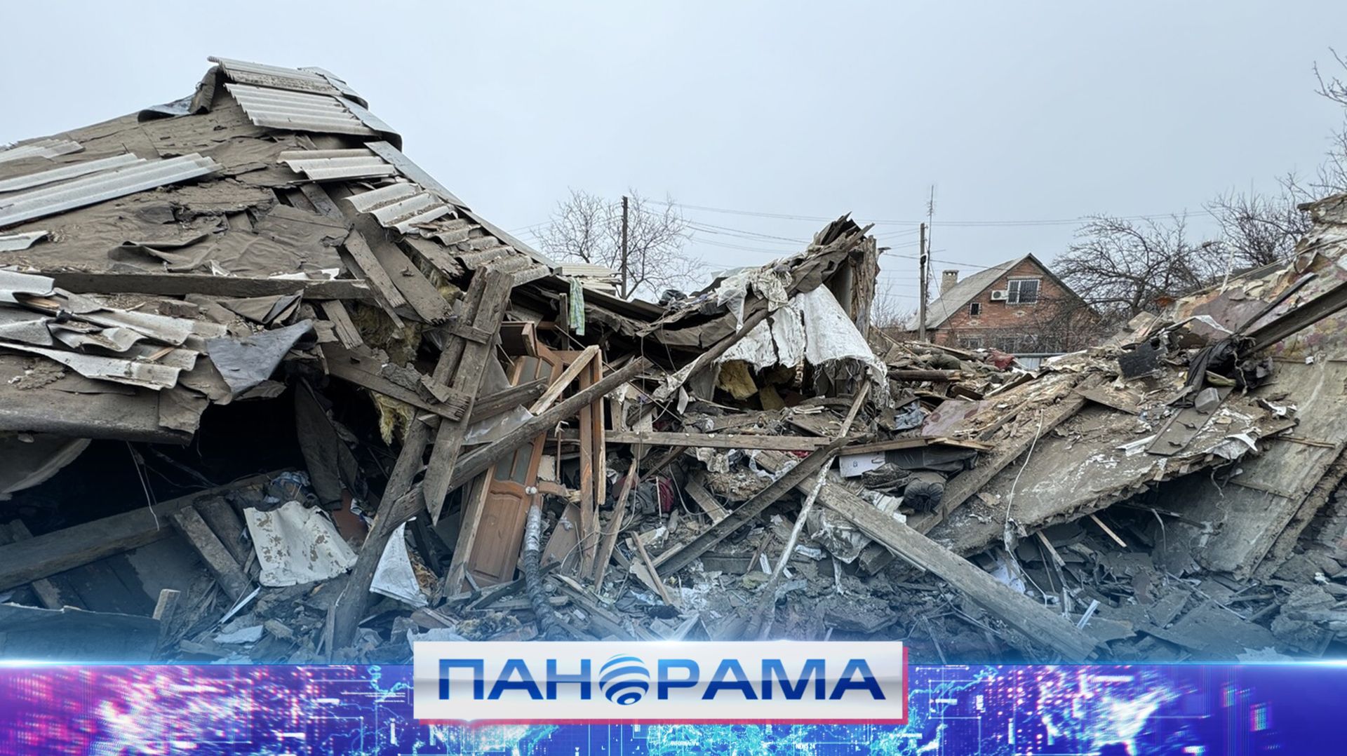 ⚡️Неонацисты обстреляли Горловку: уничтожен жилой дом, погибла женщина