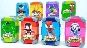НАБОР ФИГУРОК ЧЕЛОВЕКА-ПАУКА И ЕГО УДИВИТЕЛЬНЫХ ДРУЗЕЙ Обзор распаковки игрушек «Человек-паук»