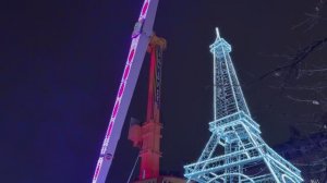 🇫🇷 Рождественская пешая экскурсия по Парижу 2025, Елисейские поля и Тюильри, прогулка по Рождеств