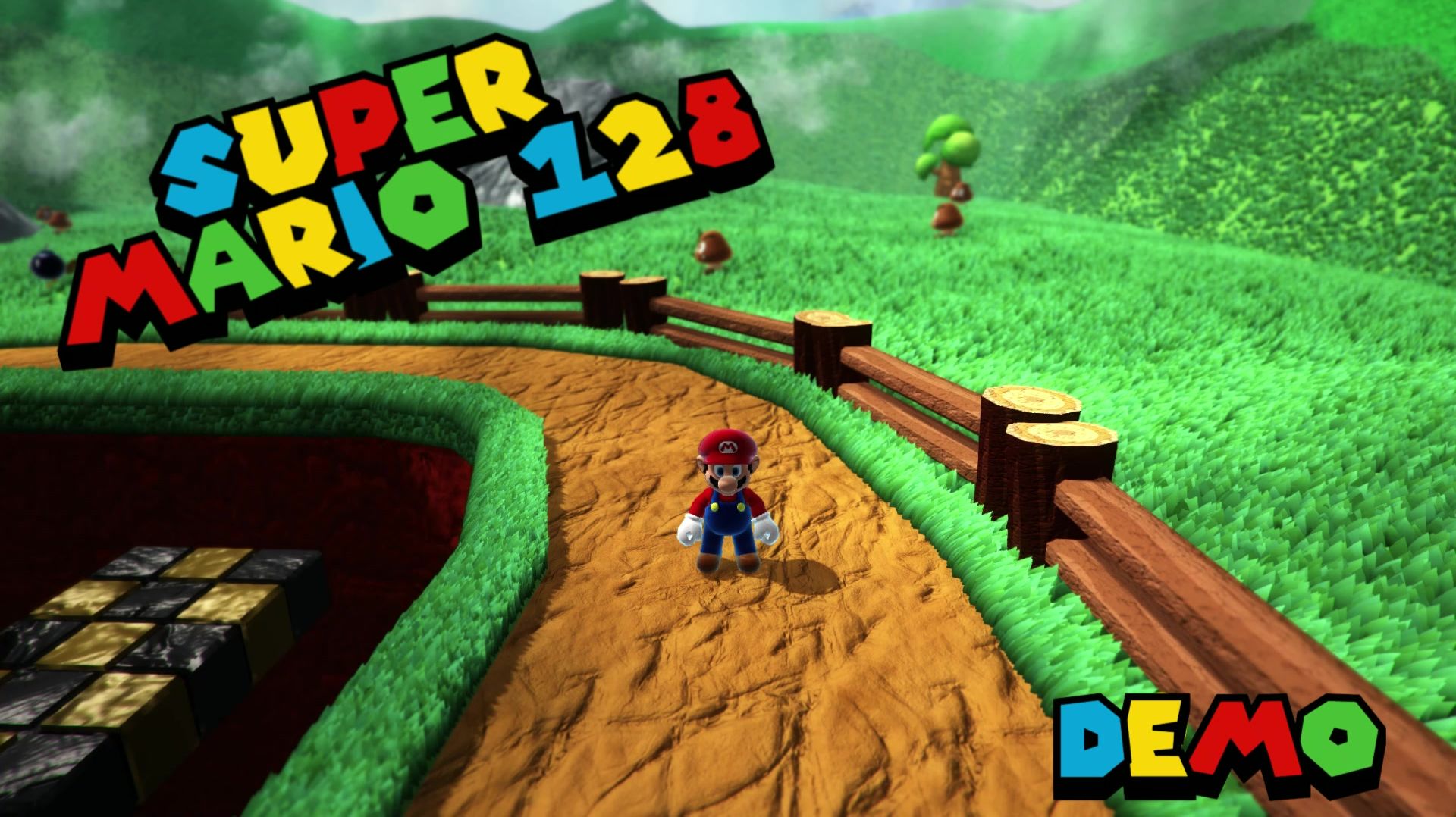 Super Mario 128 [2017] DEMO Геймплей