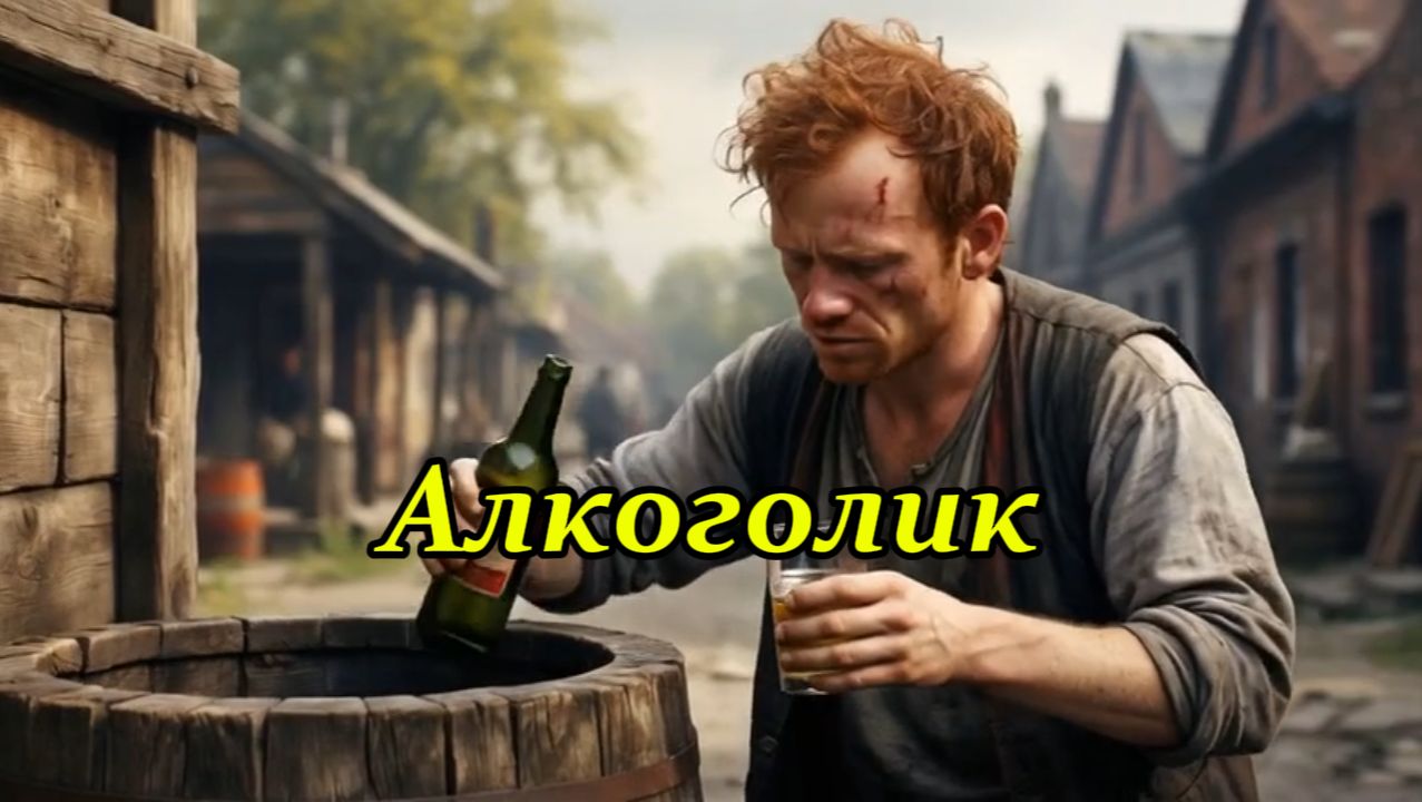 Алкоголик. Музыкальный клип с субтитрами. смотреть онлайн