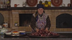 Kənd Həyatı.  Приготовление кебаба из говяжьих лёгких по деревенскому рецепт