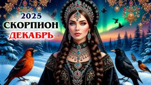 💝СКОРПИОН ♏ Scorpio ♏ ГОРОСКОП ДЕКАБРЬ 💝РАДОСТЬ, ЛЮБОВЬ, ДЕНЬГИ ❄☃ С НОВЫМ ГОДОМ ☃❄