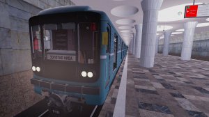 Едем по Дзержинской линии на номерном в Новосибирском метро Гаррис мод Метрострой!!