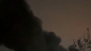 В Днепропетровске вспыхнул крупный пожар.