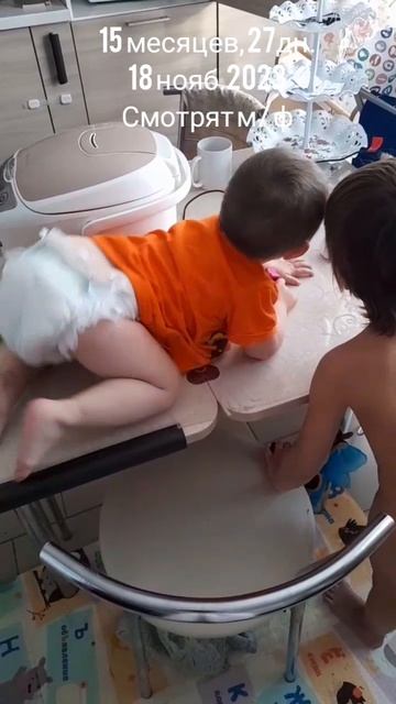 15 мес.,27дн.Любят залезть на стол исмотреть мульты.(18 нояб.2023).mp4