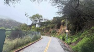 Дождливый Голливуд 4K - От центра города до Голливуда - Утренняя поездка