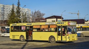 Автобус MAN SL202 (АВ 086 22). Покатушки по Барнаулу./ Bus MAN SL202. A trip to Barnaul.