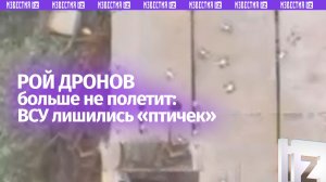 «Рой» дронов ВСУ упокоился на крыше: наш боец накрыл разом с десяток «птичек» противника