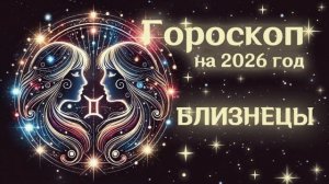 БЛИЗНЕЦЫ | Гороскоп на  2026 | СМОТРИ В СЕБЯ