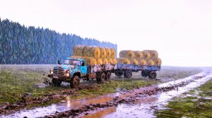 РП ПОМОГАЮ ДРУГУ ОТВЕЗТИ РУЛОНЫ СЕНА. ЗАРОБОТАЛ ПЕРВЫЕ ДЕНЬГИ. {В Игре Motor Depot}