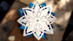 Как сделать снежинку из бумаги ❄️ Поделки оригами на Новый год