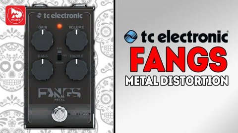 TC ELECTRONIC Fangs Metal Distortion гитарная педаль дисторшн