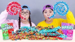 📹 Радужная веревочная желейная конфета Мукбанг ДОНА