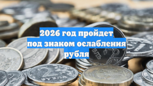 2026 год пройдет под знаком ослабления рубля