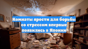 Комнаты ярости для борьбы со стрессом впервые появились в Японии