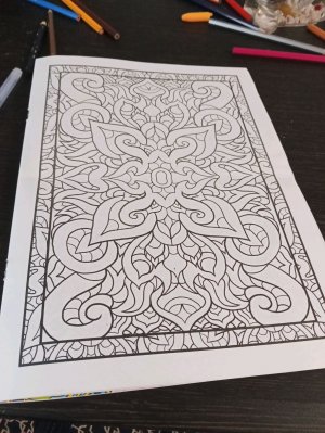 раскрашиваю позитивные узоры страница 9 часть 1 с музыкой без авторских прав