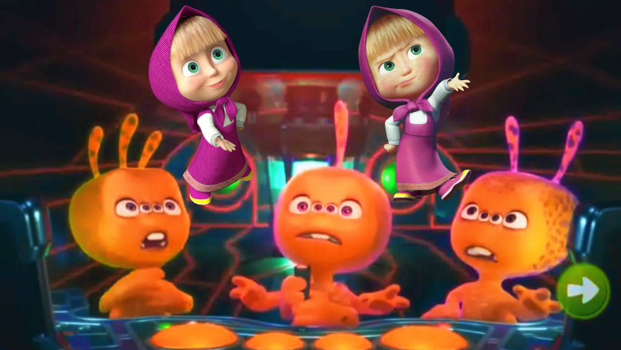 Маша и Медведь | Маша и НЛО. Крушение Летающей Тарелки. Знакомство с Пришельцами