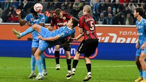 Зенит - Акрон. 18 тур. Обзор матча.