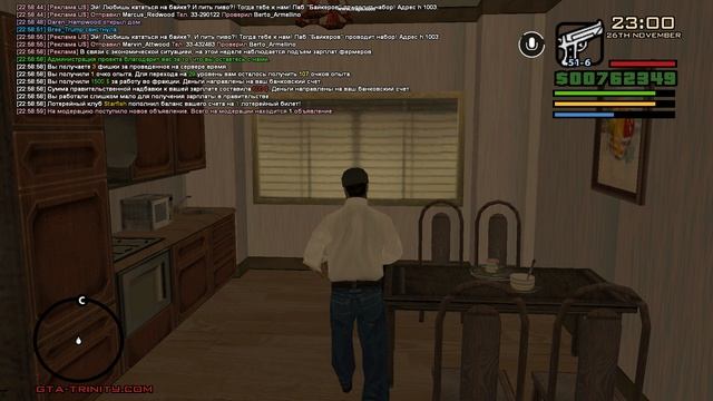 Стандартный интерьер.