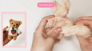 Набор для создания МИШКИ из синельной проволоки. Игрушка своими руками. Артикул Вайлдбериз 672905442