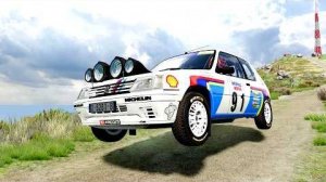 Крахи и провалы ралли – BeamNG Drive / CrashBoomPunk