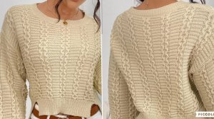 Шикарный узор для джемпера..