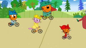 Три Кота Мультфильм Гонки Котят