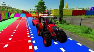 Мультики для детей Ферма и Тракторы