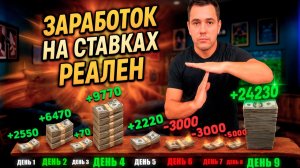 Пока ты бухаешь и тратишь зарплату — я сделал +33 880₽ | Заработок на ставках на спорт и футбол 2025