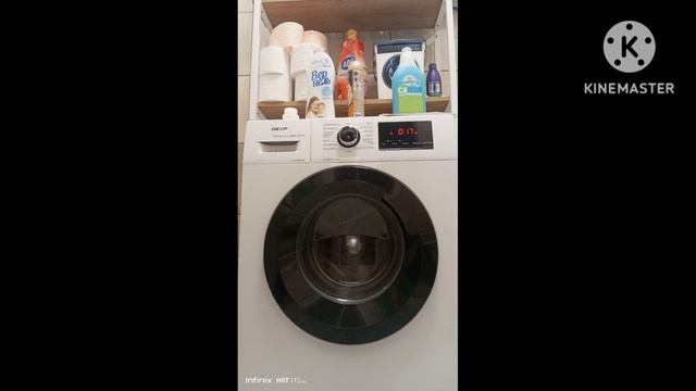 быстрая 15' 20°С 800об/мин доп.полоск. весь цикл стирка Варежков мелкой на dexp стирка №13 часть1.