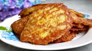 Картофельные драники с мукой на сковороде