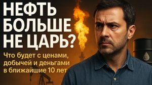 НЕФТЬ БОЛЬШЕ НЕ ЦАРЬ? Что будет с ценами, добычей и деньгами в ближайшие 10 лет
