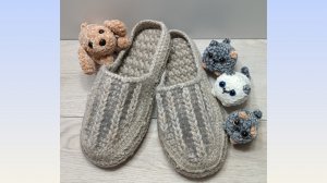 Мои работы.Котики и собачка.Обновляю тапочки 😃.